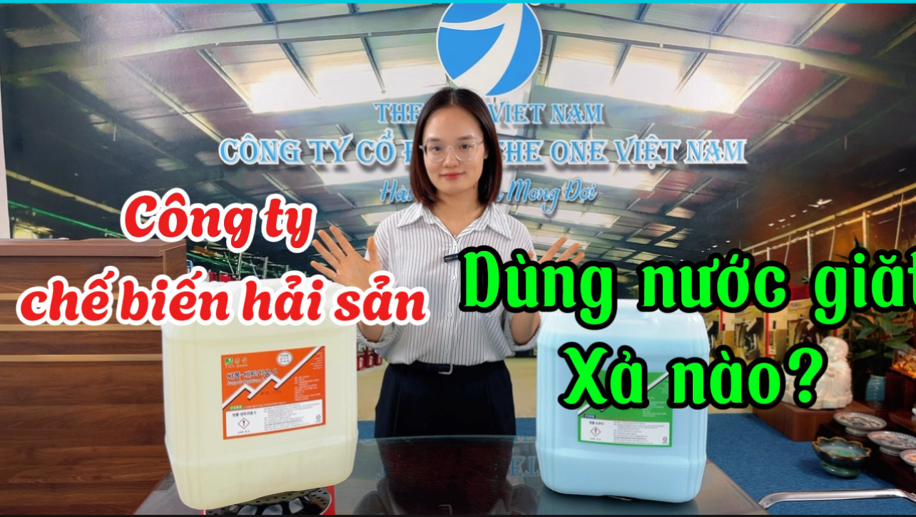 Nước giặt xả cho nhà máy thủy hải sản Centrium S và Softener Eco One